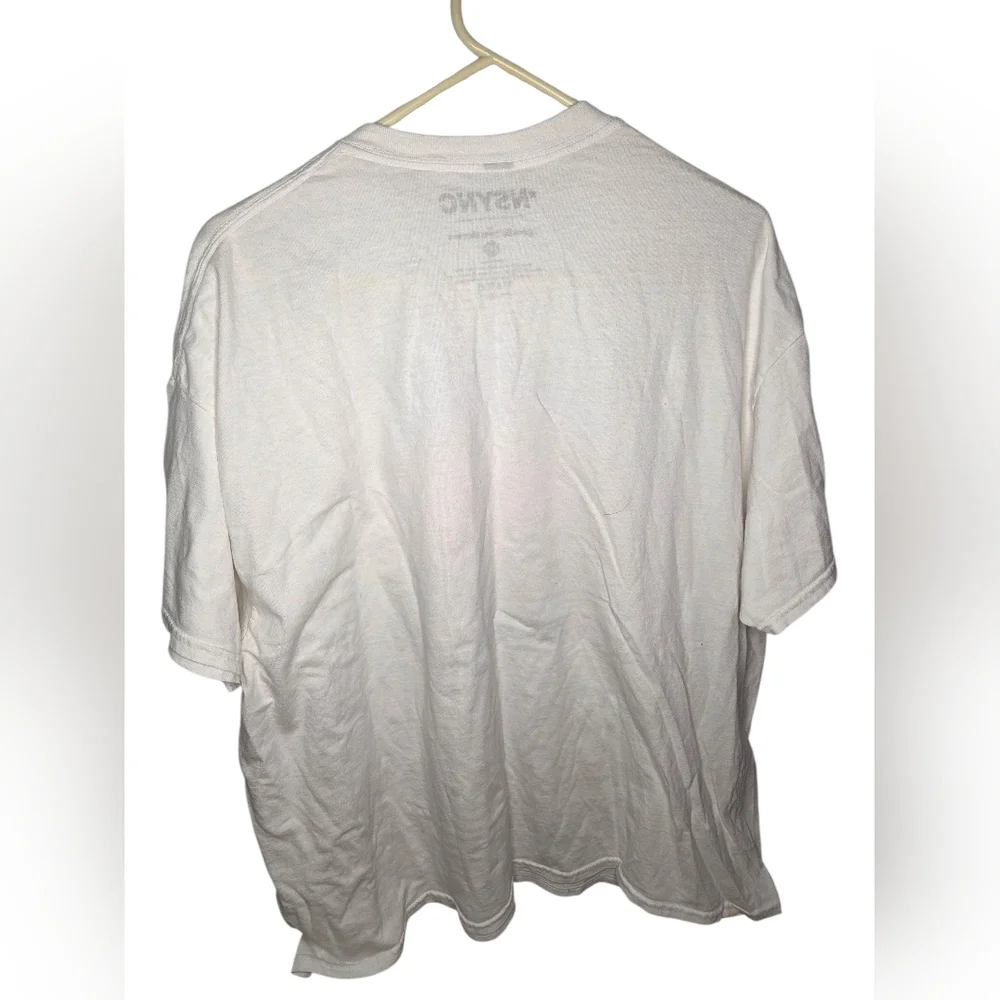NSYNC Unisex Adult White Short Sleeve Graphic T-Shirt Size 2XL - Picture 2 of 4